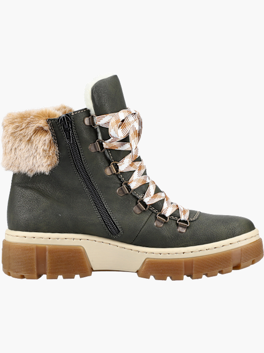 Rieker Damen Schnürstiefel Grün 142064 3