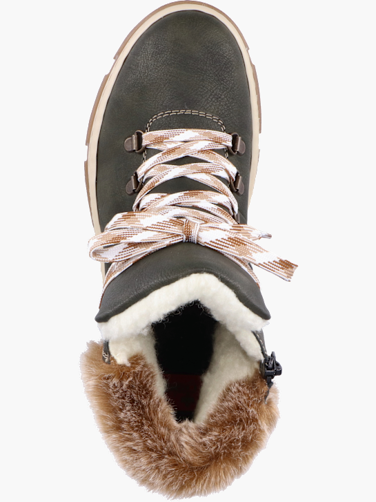Rieker Damen Schnürstiefel Grün 142064 4