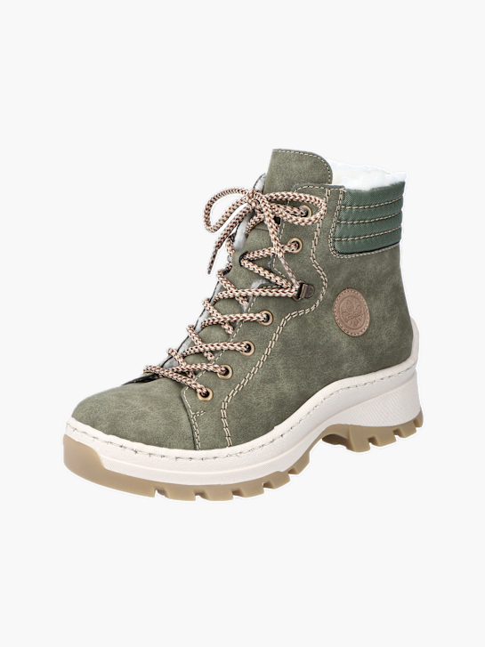 Rieker Damen Schnürstiefel Grün 136648 2