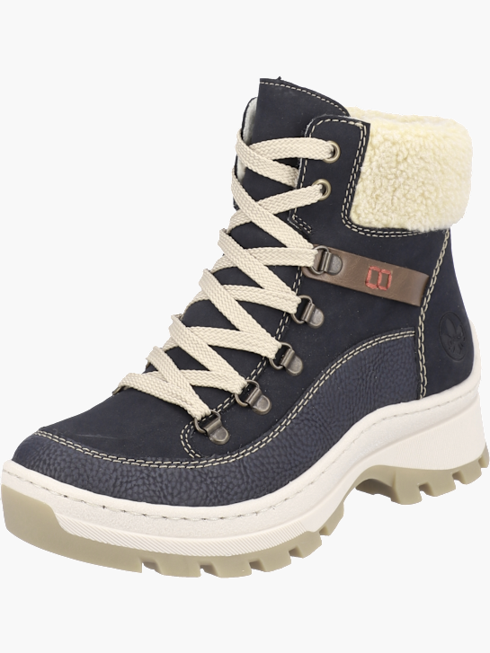 Rieker Damen Schnürstiefel Blau 142067 2