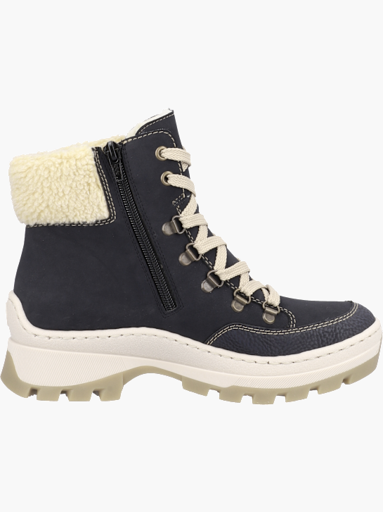 Rieker Damen Schnürstiefel Blau 142067 3