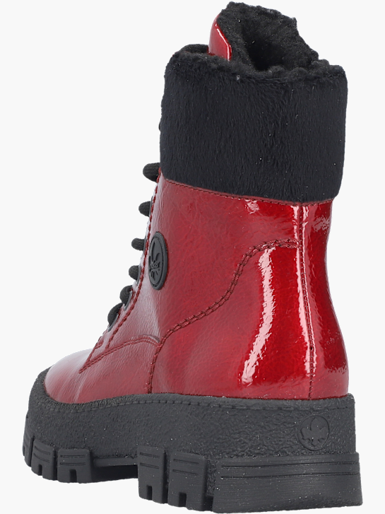 Rieker Damen Biker Boots Rot 142071 4