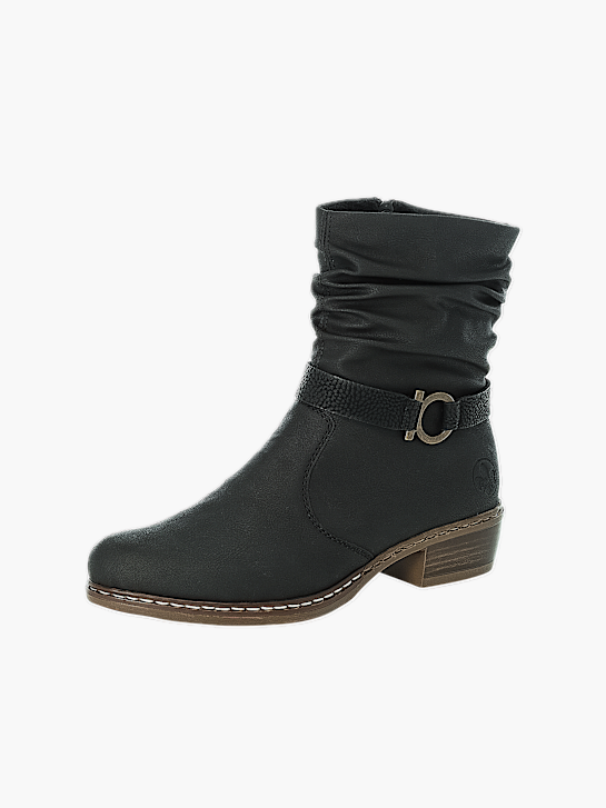Rieker Damen Stiefeletten Schwarz 136661 2