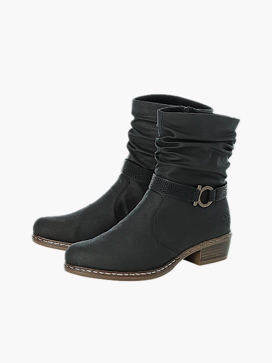 Rieker Damen Stiefeletten Schwarz 136661 4