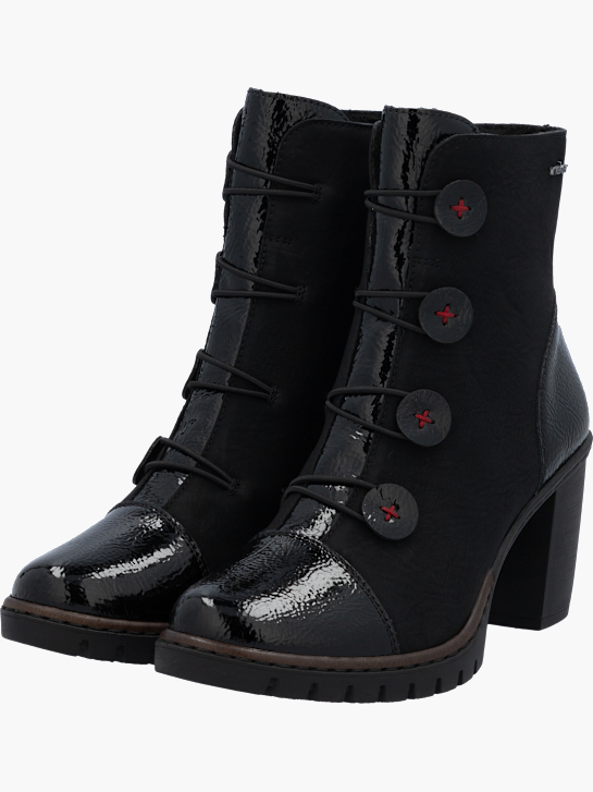 Rieker Damen Stiefeletten Schwarz 142087 3