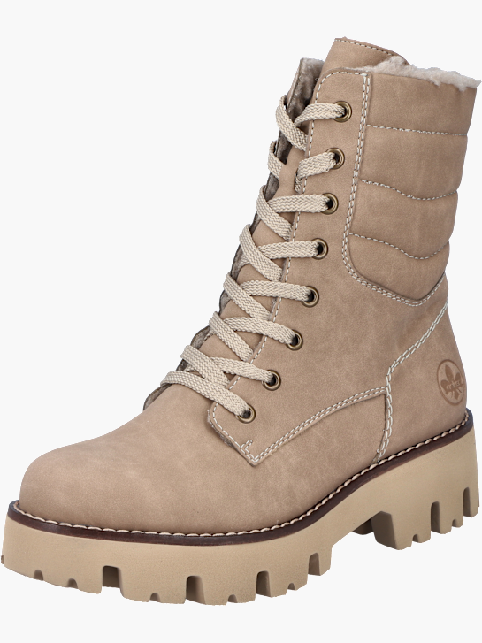 Rieker Damen Schnürstiefel Beige 142091 2
