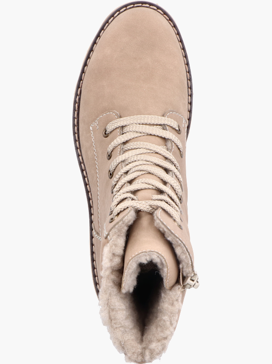 Rieker Damen Schnürstiefel Beige 142091 3