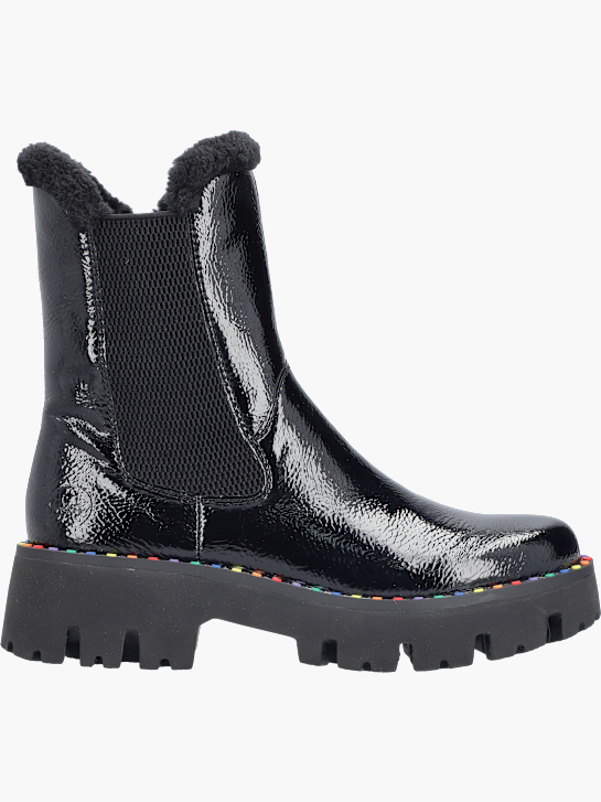 Rieker Damen Chelsea Boots Schwarz 142092 1