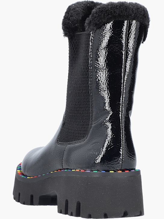 Rieker Damen Chelsea Boots Schwarz 142092 4