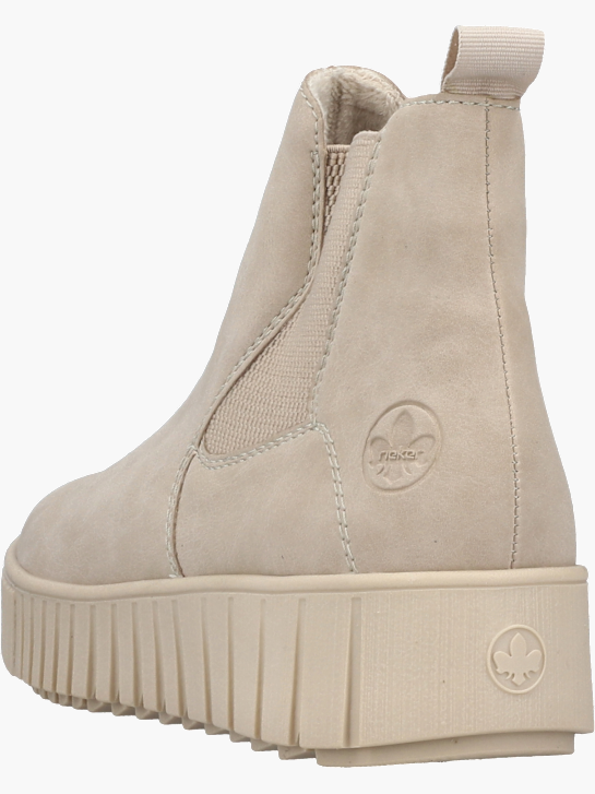 Rieker Damen Chelsea Boots Beige 142100 4