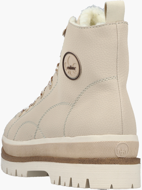 Rieker Damen Schnürstiefel Beige 142102 4