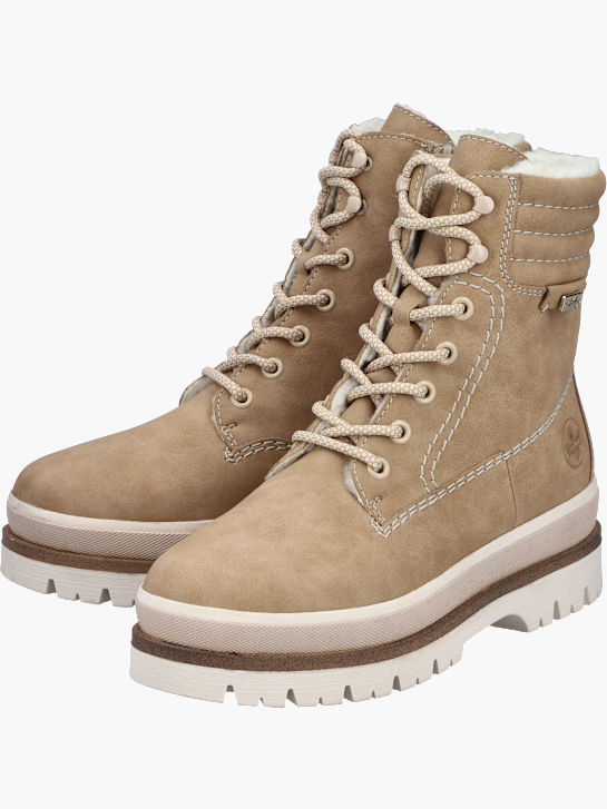 Rieker Damen Schnürstiefel Beige 142103 2