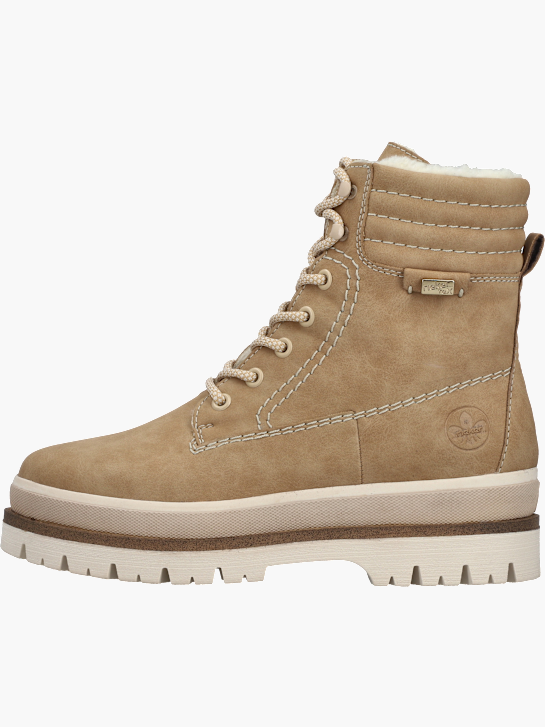Rieker Damen Schnürstiefel Beige 142103 3