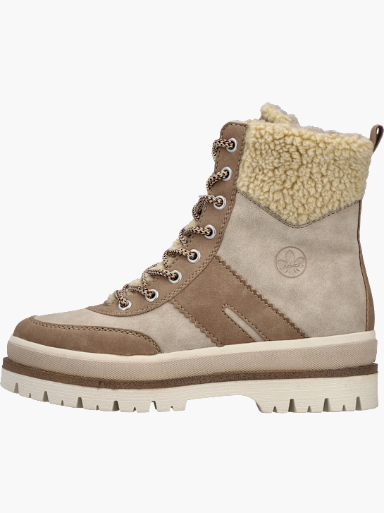 Rieker Damen Schnürstiefel Beige 142104 3
