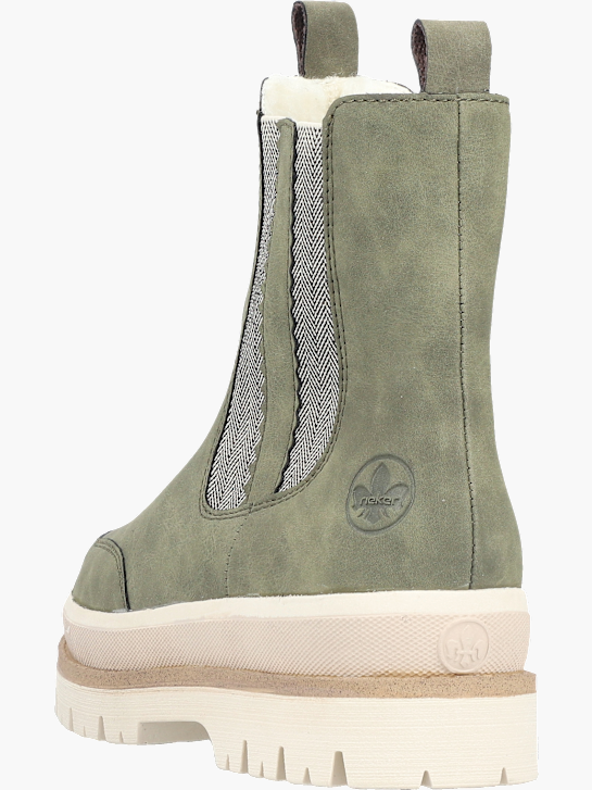 Rieker Damen Chelsea Boots Grün 142105 4