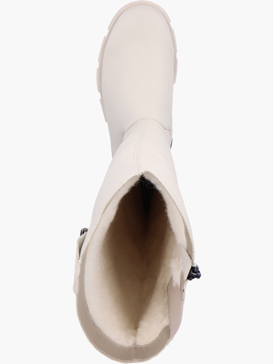 Rieker Damen Hochschaftstiefel Beige 142107 4