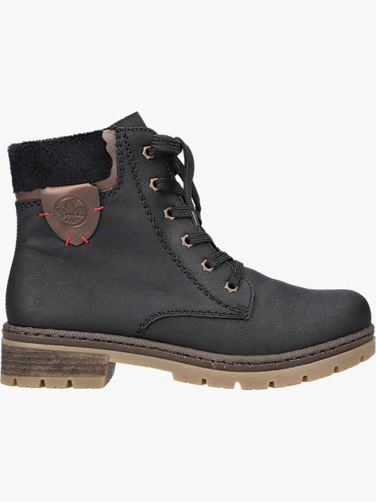 Rieker Damen Schnürstiefel Schwarz 142108 1