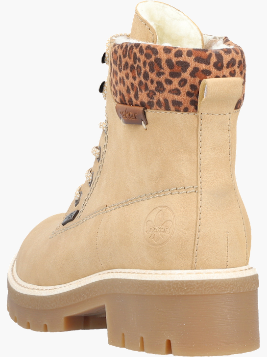 Rieker Damen Schnürstiefel Beige 142111 4