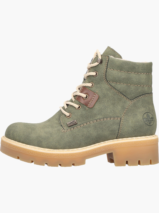 Rieker Damen Schnürstiefel Grün 142112 2