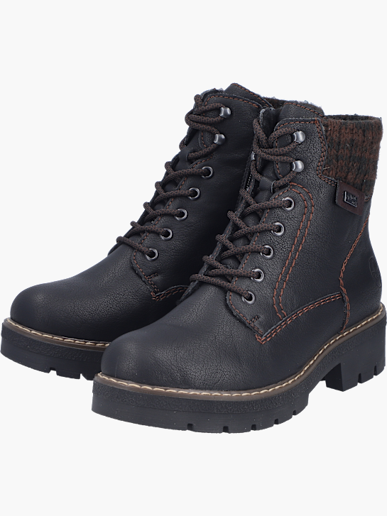 Rieker Damen Schnürstiefel Schwarz 142113 3