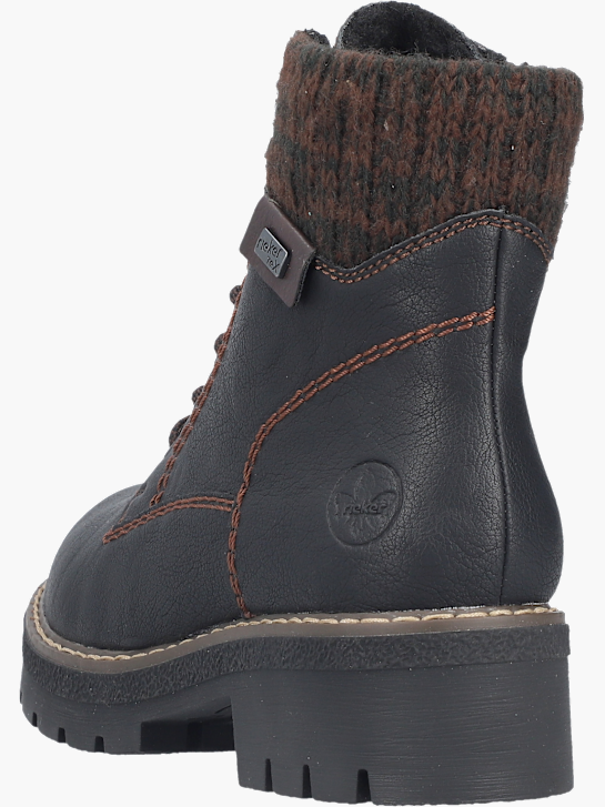 Rieker Damen Schnürstiefel Schwarz 142113 4