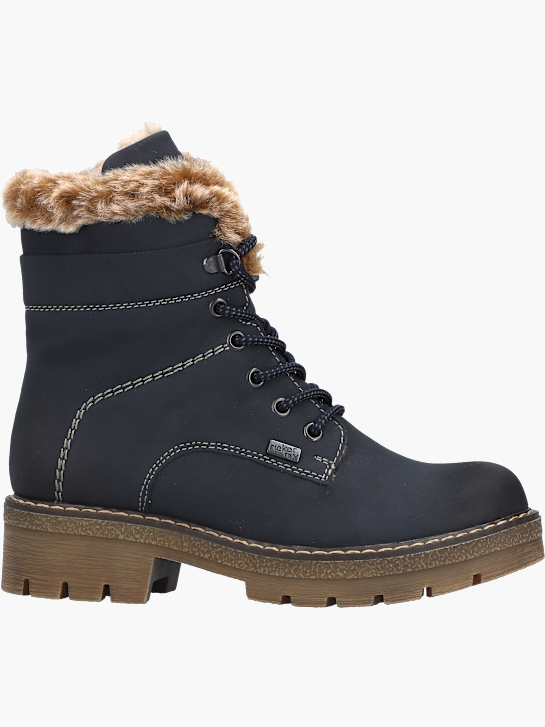 Rieker Damen Schnürstiefel Blau 142114 1