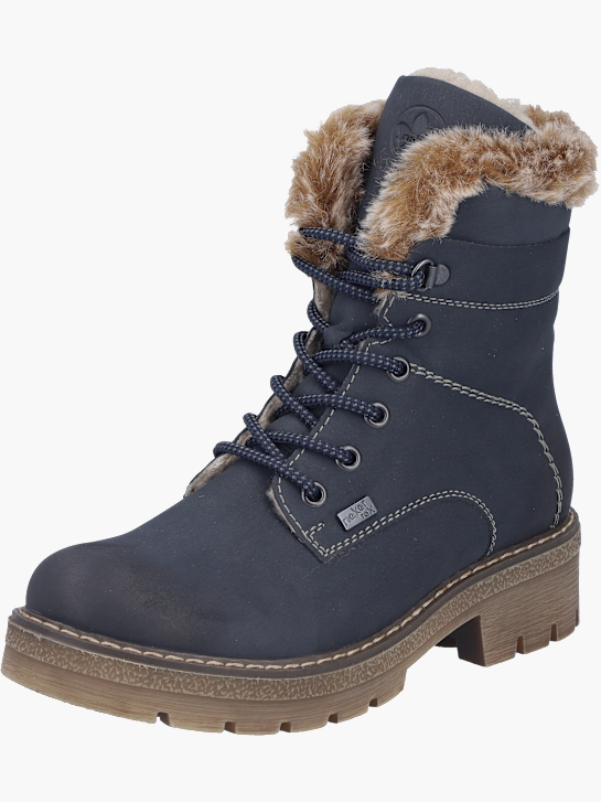 Rieker Damen Schnürstiefel Blau 142114 3