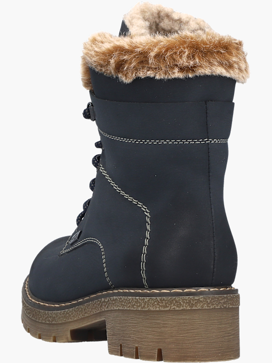 Rieker Damen Schnürstiefel Blau 142114 4