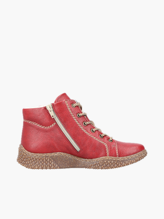 Rieker Damen Schnürstiefel Rot 136682 3