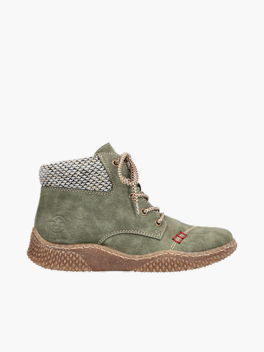 Rieker Damen Schnürstiefel Grün 136683 1