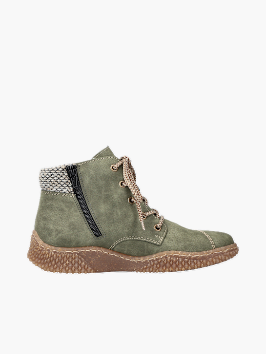 Rieker Damen Schnürstiefel Grün 136683 3