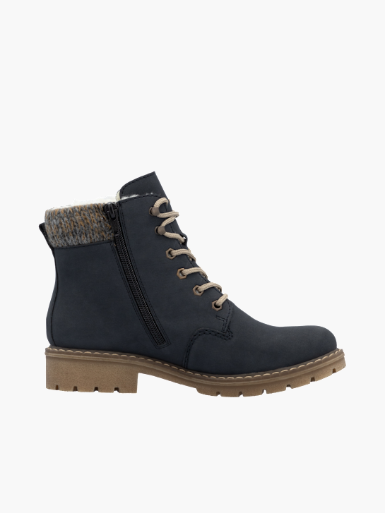 Rieker Damen Schnürstiefel Blau 136686 3
