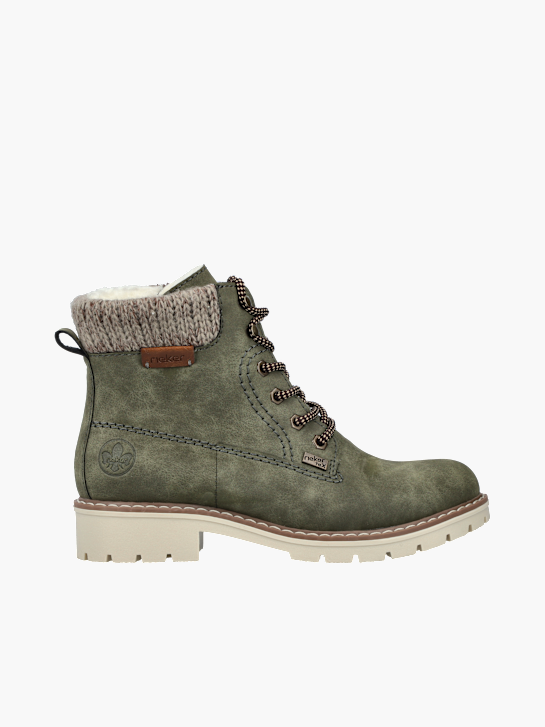 Rieker Damen Schnürstiefel Grün 136687 1