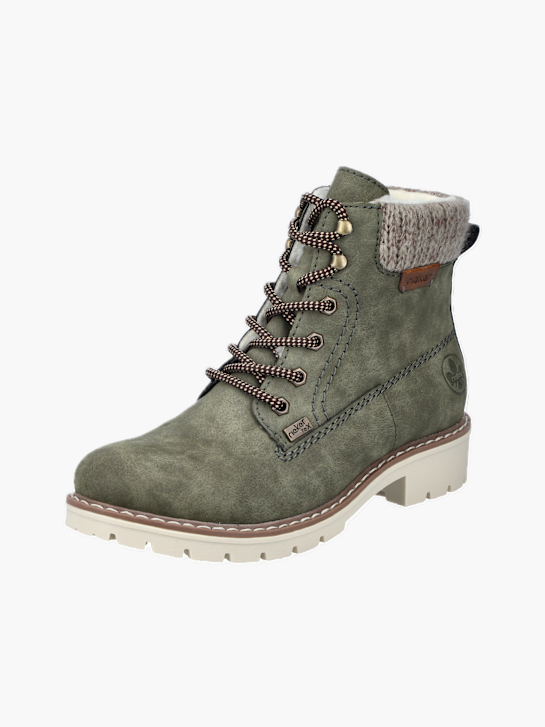 Rieker Damen Schnürstiefel Grün 136687 2
