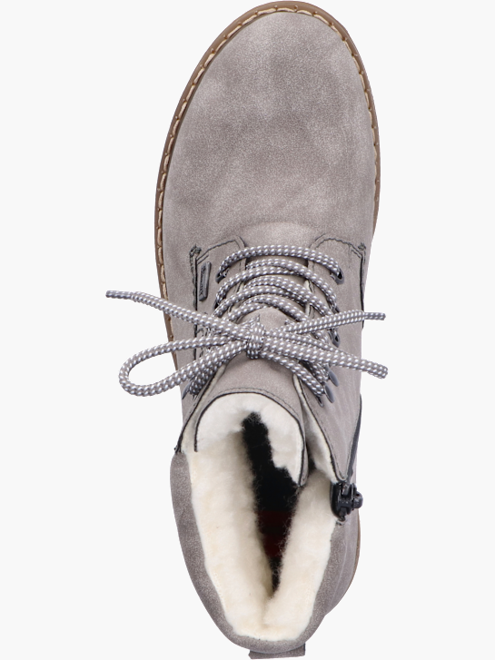 Rieker Damen Schnürstiefel Grau 136688 4