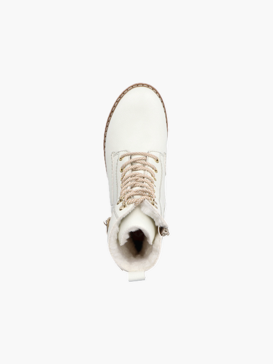 Rieker Damen Schnürstiefel Weiß 136689 3