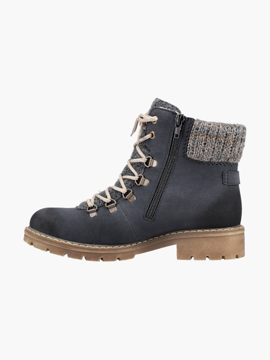 Rieker Damen Schnürstiefel Blau 136691 3