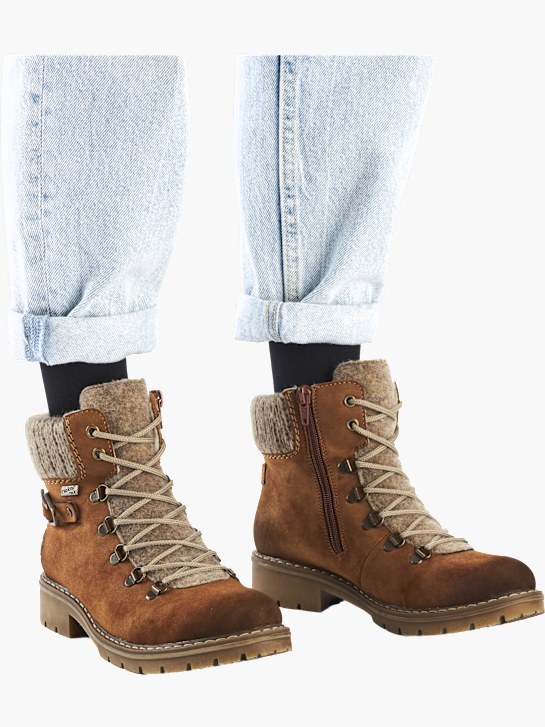 Rieker Damen Schnürstiefel Braun 142119 3
