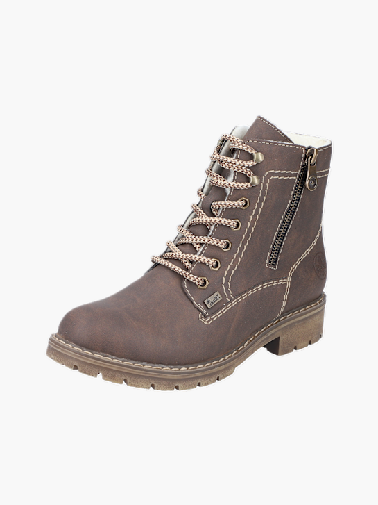 Rieker Damen Schnürstiefel Braun 136692 2