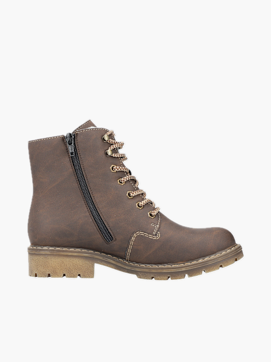 Rieker Damen Schnürstiefel Braun 136692 3