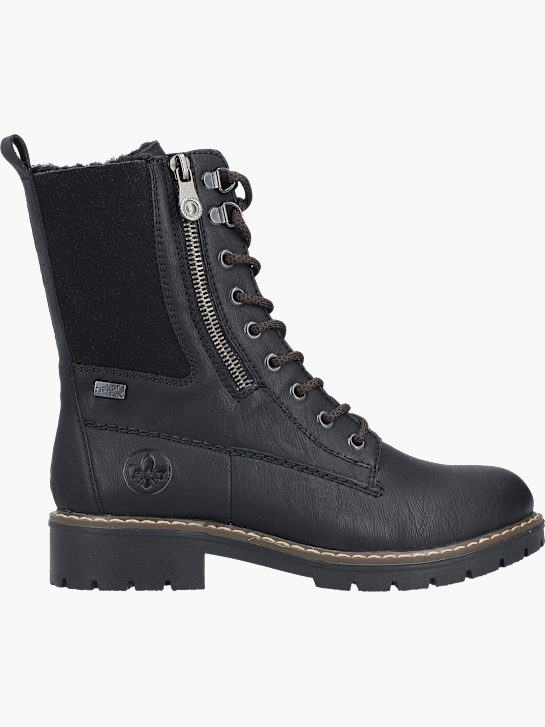 Rieker Damen Schnürstiefel Schwarz 142120 1