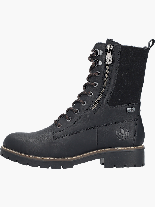 Rieker Damen Schnürstiefel Schwarz 142120 3
