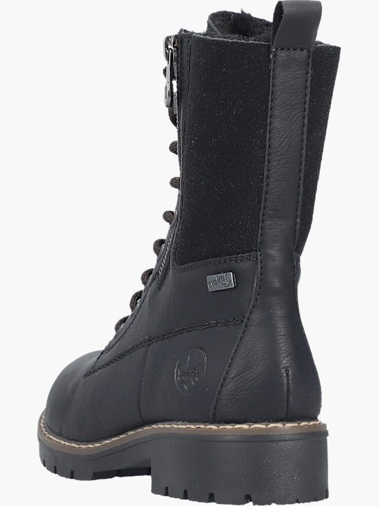 Rieker Damen Schnürstiefel Schwarz 142120 4