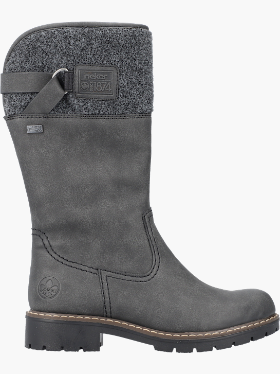 Rieker Damen Hochschaftstiefel Grau 136693 1