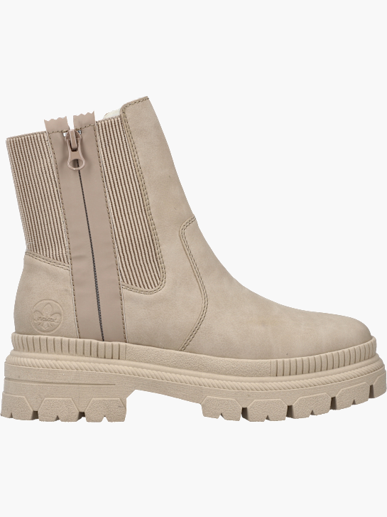 Rieker Damen Chelsea Boots Beige 142125 1