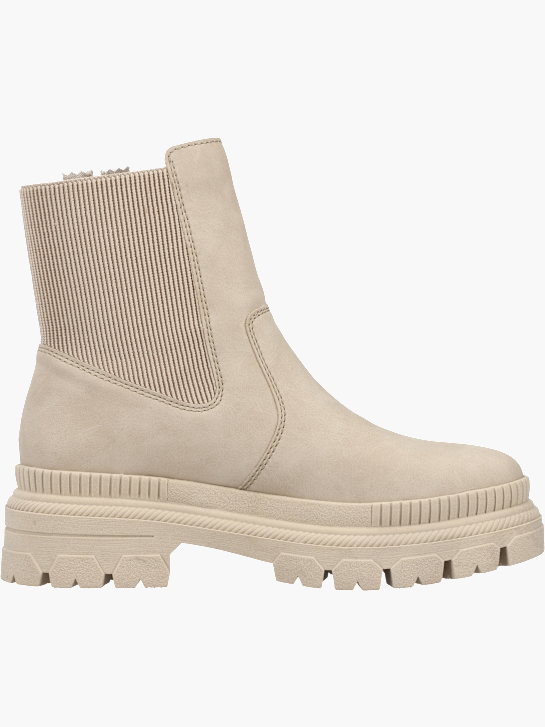 Rieker Damen Chelsea Boots Beige 142125 3