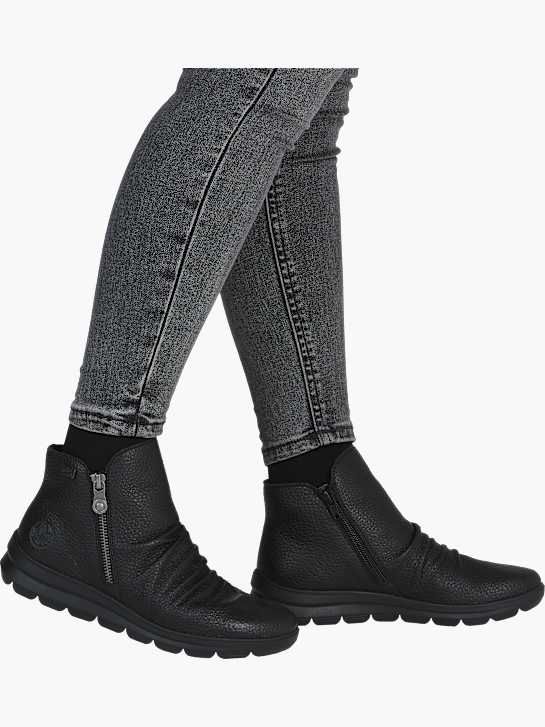 Rieker Damen Kurzstiefel Schwarz 142126 4