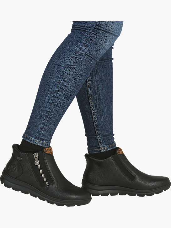 Rieker Damen Kurzstiefel Schwarz 142127 4