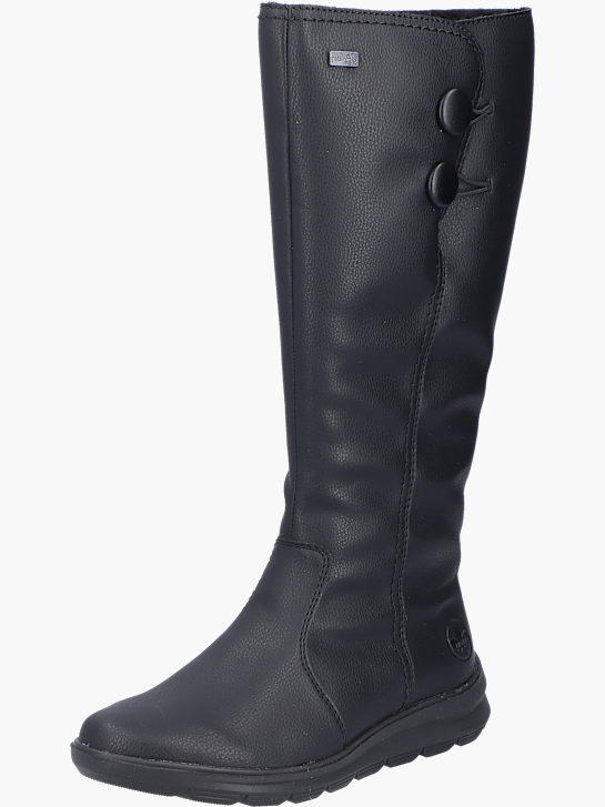 Rieker Damen Hochschaftstiefel Schwarz 142129 2