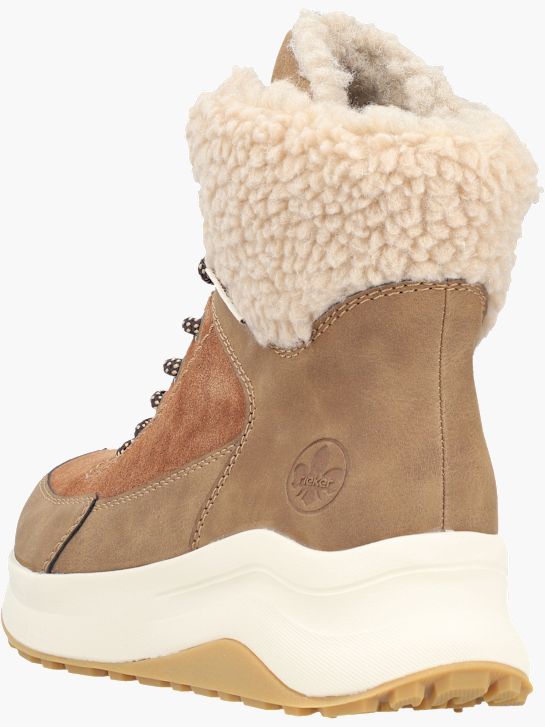 Rieker Damen Schnürstiefel Braun 142130 4